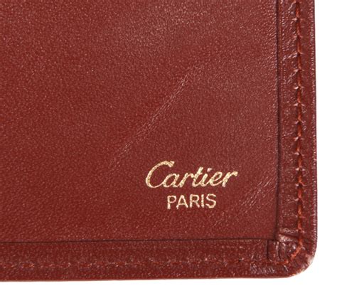 cartier wallet vintage|cartier bifold wallet.